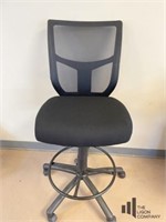 Adjustable Height Fabric Office Chair