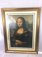 Grand Mona Lisa Huge Ballroom Framed Portrait Art