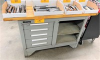 KENNEDY WOOD TOP WORKBENCH w/Contents &