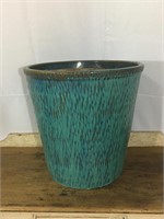 Peacock Turquoise Large Pottery Planter