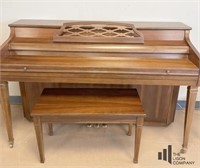 Whitney By Kimball Piano with Bench