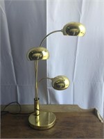 Vintage MCM Brass Adjustable 3-Arm Lamp
