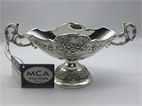 Turkish MCA Vizyon Silverplate Handled Dish