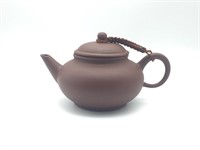 Rusty Brown Chinese Dark Porcelain Teapot