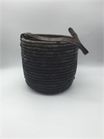 Antique Thai Laos Primitive Handled Rice Basket