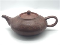 Amazing Vintage Chinese Figural Clay Fish Teapot