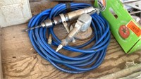 PNEUMATIC DRILL, SANDER AND AIR HOSE