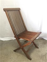 Raffles Collection Teak Outdoor Folding Chair