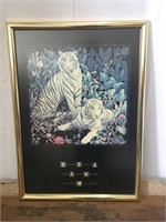 1983 Festival Of The Tigers Framed Poster Artwork