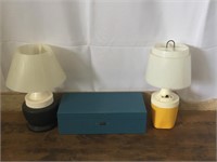 Vintage Ever Ready Lamp Lights & Travel Box