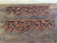 Antique Rusty Chippy Iron Decorative Panels