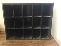 Black Storage Box w/ 15 Slots - Ikea Style