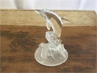 Crystal d'Arques Dolphin Figurine