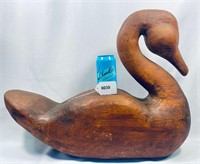 Decorative Wood Carved Swan
