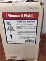 Weems & Plath Nickel Bell - New w/ Box