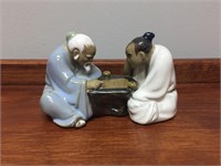 Vintage Chinese Art Pottery Clay Figurine