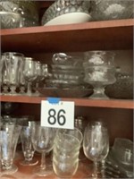 Glassware 3 shelves