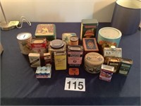 Box of Assorted Tins