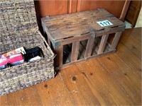 Old Wooden Chicken Crate