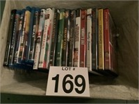 Basket of Assorted DVDs