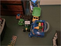 Toy Truck and Tractor Lot