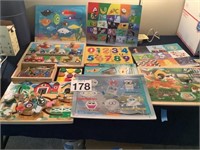 Lot of Assorted Kids Puzzles