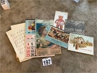 Calendars 1940's 1950's- Snook Mills, Groves, ect