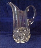 PATTERN GLASS PITCHER