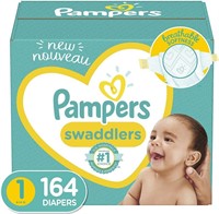 Pampers Diapers Newborn/Size 1,164 Count
