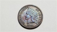 1881 Indian Head Cent Penny Extremely High Grade