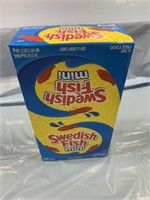 SEALED CASE OF 24 BAGS MINI SWEDISH FISH