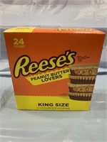 SEALED CASE 24 KING SIZE PEANUT BUTTER LOVERS