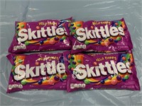 (4) LARGE BAGS 14oz WILD BERRY SKITTLES