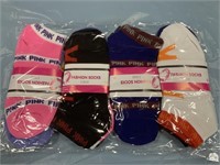 12 PAIR OF PINK BRAND LADIES SOCKS