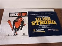 Official Pacers & Buckle Up Towels