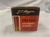 25 ROUNDS J.C. HIGGINS XTRA RANGE 16GA