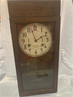 ANTIQUE INTERNATIONAL TIME RECORDING CO. CLOCK