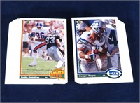 130 Assorted 1991 Upper Deck Football Cards