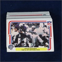 30 Assorted 1980 Fleer Team Action Football Cards