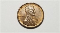 1919 Lincoln Cent Wheat Penny Uncirculated