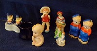 OCCUPIED JAPAN FIGURINES, SMALL HALL PITCHER.....