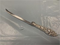 SMALL STERLING SILVER HANDLED FILET KNIFE