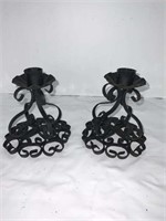 METAL CANDLE HOLDERS