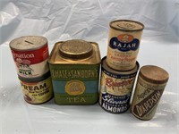 (6) EARLY MIX ADVERTISING / CHASE AND SANBORN TEA