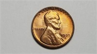 1939 S Lincoln Cent Wheat Penny Uncirculated Red