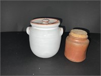 2 PIECES POTTERY