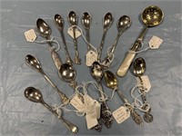 (13) MIX SOUVENIR SPOONS / LADDLE MOTHER OF PEARL