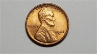 1944 S Lincoln Cent Wheat Penny Uncirculated Red