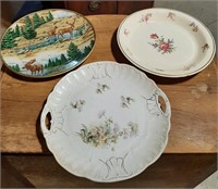 3 Pcs. Variety Vintage Plates