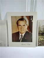 4 Nixon photographs. 3 are Official White House